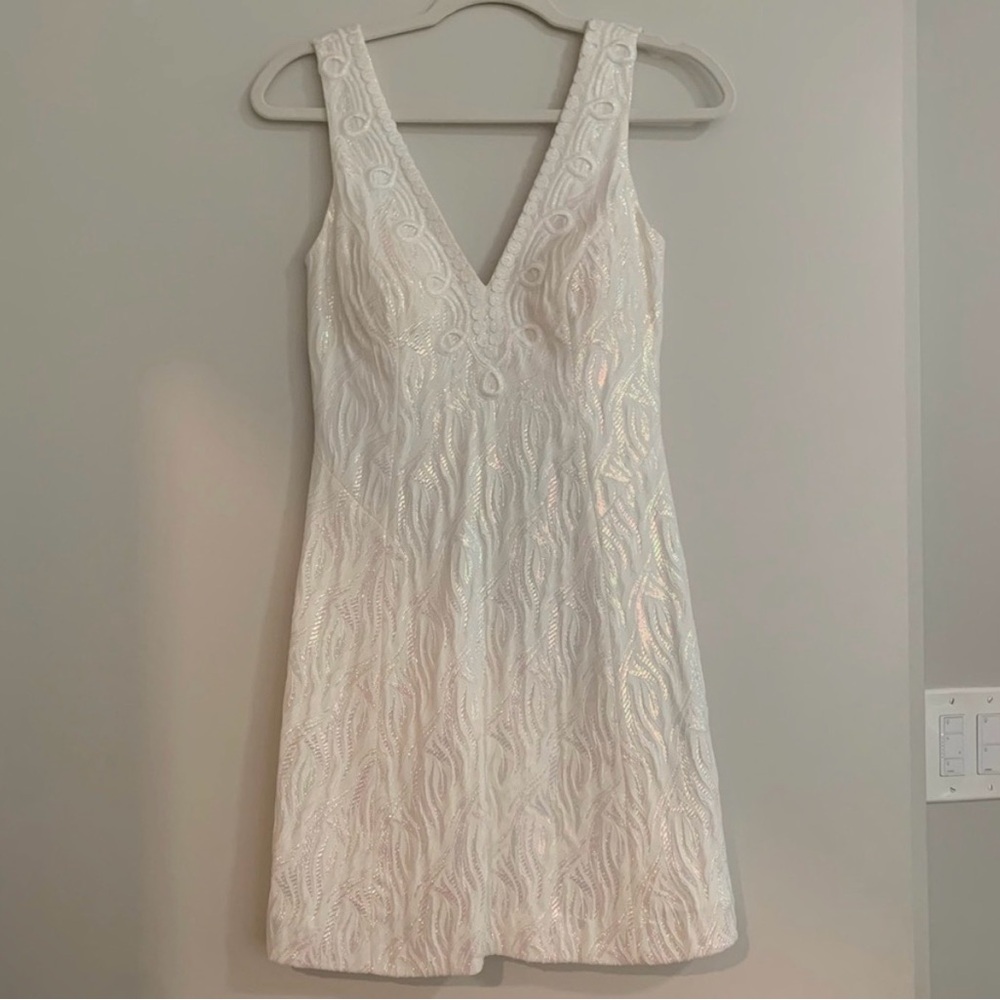 Lilly Pulitzer Brynn Dress Iridescent Size 4 EUC